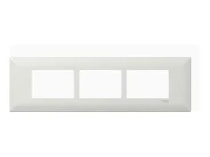 P07010_N | Cover frame, Livia, 9 grid, 9 modules, white – Schneider Electric