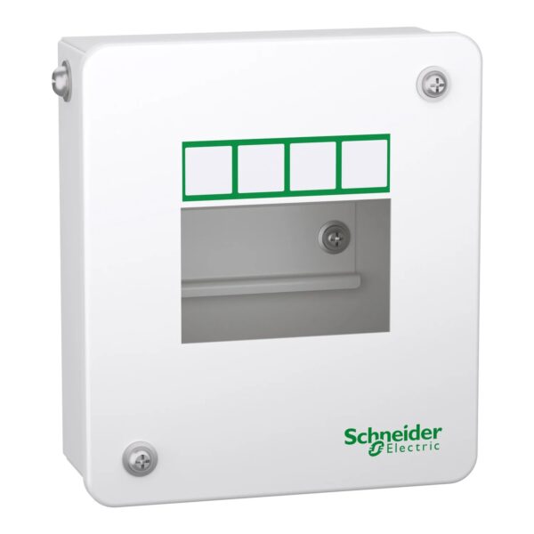 A9HMES04_Image_1500x1500.jpg A9HMES04 | Acti 9 – metal enclosures – single door – 4 modules – Schneider Electric