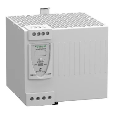 ABL8RPM24200_main_web.jpg ABL8RPM24200 | regulated SMPS – 1 or 2-phase – 100..240 V – 24 V – 20 A – Schneider Electric