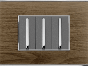Platina Cover Plates Almond Wood Lisha