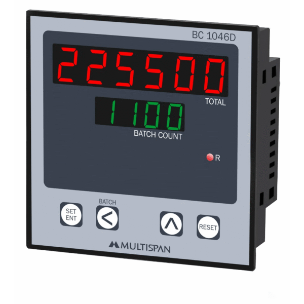 BC-1046D.png BC-1046D PROGRAMMABLE BATCH COUNTER 96 X 96 X 43 MULTISPAN