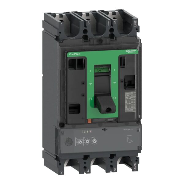 C40N32D400 | Circuit breaker, ComPacT NSX400N, 50kA/415VAC, 3 poles, MicroLogic 2.3 trip unit 400A – Schneider Electric