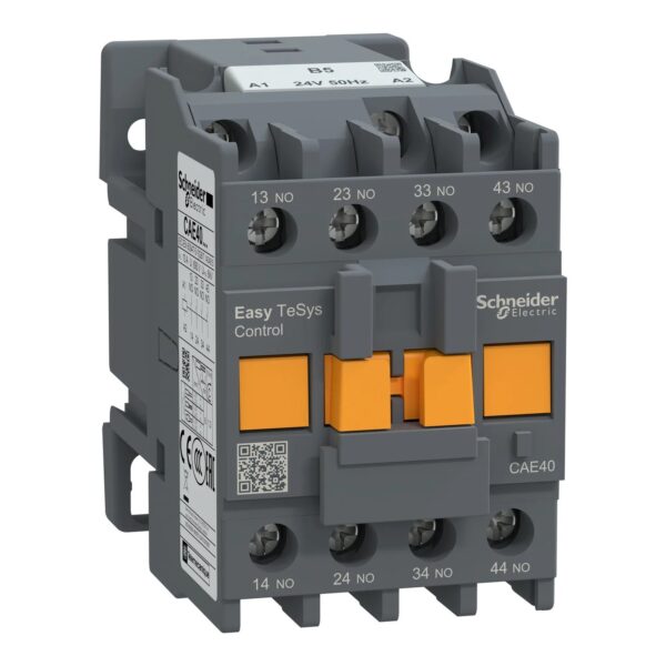 CAE40B5_Image_1500x1500.jpg CAE40B5 | Easy TeSys control relay – 4 NO <= 690 V - 24 VAC - Schneider Electric