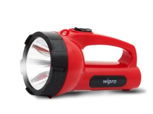 Wipro Emerald Rechargeable Emergency Torch – 2 Level Brightness, 3W