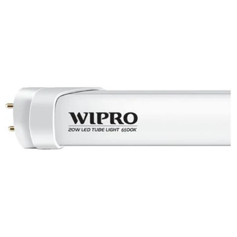 Wipro Garnet T8 20W LED Tube Light – 4Ft, Cool White (6500K) | Energy-Efficient & Long-Lasting | Model D642065