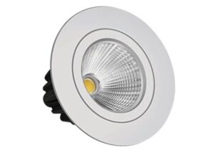 Wipro Garnet 3W COB Spotlight – Cool White (6500K), 210 Lumens | 35° Beam Angle, 55mm Cutout | Adjustable Design, Aluminium Housing | Recessed Tiltable Downlight for False Ceiling | Pack of 1 | Model DC10365