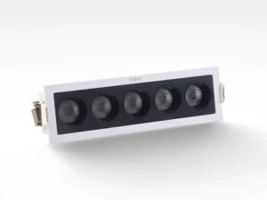 Wipro Garnet 10W Linear COB LED – Warm White (2700K), 800 Lumens | 30° Beam Angle, 141x36mm Cutout | Ideal for Home, Office & Display Lighting | Pack of 1 | Model DC71027