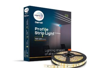 Wipro Garnet Profile Strip 12v – Cove Lighting 5 Meter, Led/Meter 120, Warm White