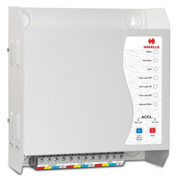 TPN ACCL (TPN/TPN) without Gen Start/Stop 40 A/40 A Havells