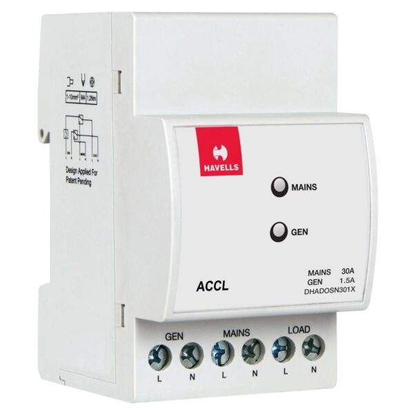 DHADOSN3009.jpg 3 Module SPN ACCL SPN 9 (1800 W) Havells