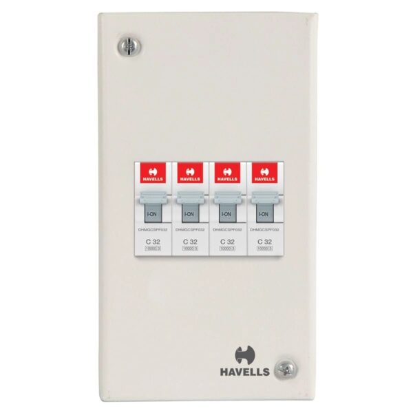 DHDESFP.jpg MCB Enclosure Sheet Steel Powder Painted MCB DBs with Din Rail Havells