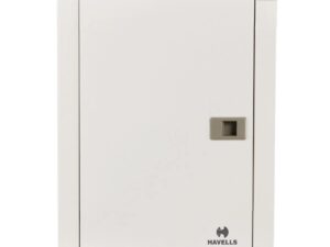 TPN Single Door QVE Series DB Suitable for MCB / RCCB / Isolator as incomer 4 Way Regal Grey Havells