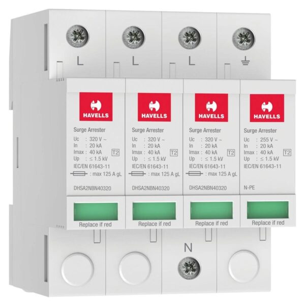 DHSA2NBN40320.jpg Type 2 AC Surge Protection Device TP+N Havells