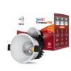 Wipro Garnet 15W Smart Trimless COB Spotlight, CCT White Tuneable & Dimmable, 24° Beam Angle, Bluetooth Control, Alexa/Google Assistant Compatible, Model DS51510