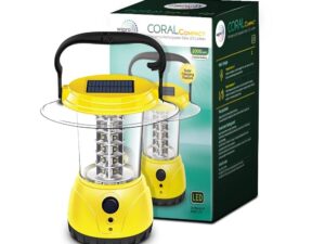 Wipro Coral Compact Rechargeable Solar Lantern, Yellow, Emergency Light, Model E10014
