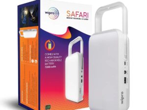 Wipro Safari Emergency Rechargeable Led Lantern – 3 Step Dimmer, 15W