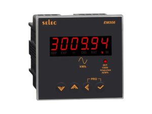 EM306 | 6 Digit LED Energy meter – Selec