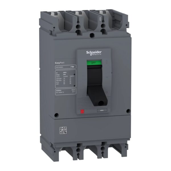 EZC400H3400N | circuit breaker Easypact EZC400H – TMD – 400 A – 3 poles 3d – Schneider Electric