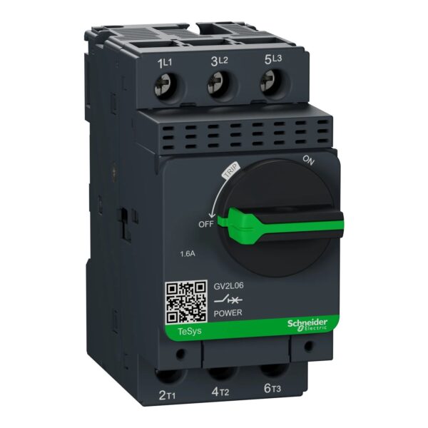GV2L06_Image-1_1500x1500.jpg GV2L06 | Motor circuit breaker, TeSys GV2, 3P, 1.6 A, magnetic, rotary handle, screw clamp terminals – Schneider Electric