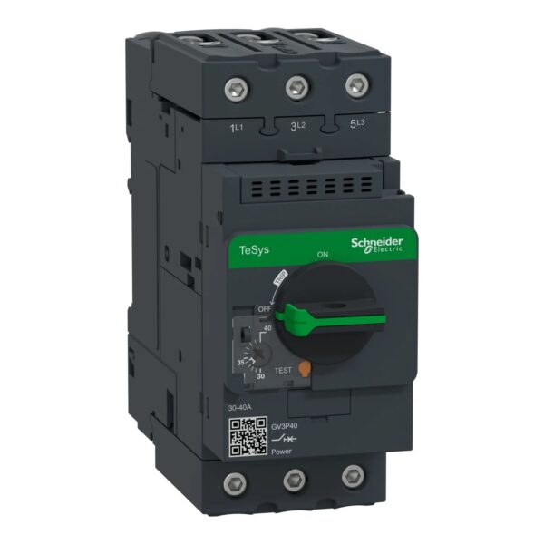 GV3P40_Image_1500x1500.jpg GV3P40 | Motor circuit breaker, TeSys GV3, 3P, 30-40 A, thermal magnetic, EverLink terminals – Schneider Electric