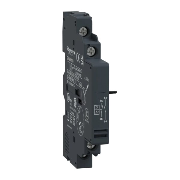 GVAD0110_Image_1500x1500.jpg GVAD0110 | TeSys GV2 & GV3 – auxiliary contact – 1 NO + 1 NC (fault) – Schneider Electric