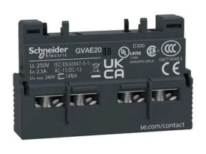 GVAE20 | TeSys GV2 & GV3 – auxiliary contact – 2 NO – Schneider Electric