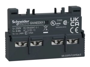 GVAED011 | TeSys GV3 – auxiliary contact block – 1 NO + 1 NC – Schneider Electric