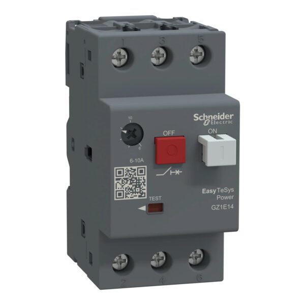 GZ1E14_Image_1500x1500.jpg GZ1E14 | motor circuit breaker GZ1 – 3 poles 3d – 6..10A – thermomagnetic trip unit – Schneider Electric