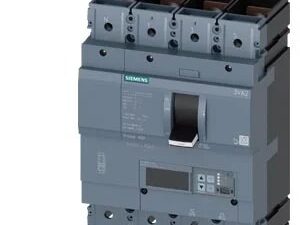 3VA2340-5KQ42-0AA0 | MCCB 400 A, 4 Pole, 55 kA, O/L, S/C & E/F Settings, Microprocessor Trip Unit ETU860 LSIG – Siemens