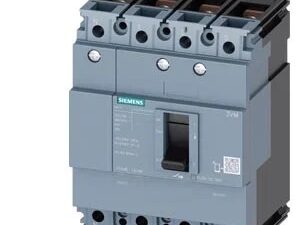 3VM11164GD420AA0 | MCCB 160 A, 4 Pole, 36 kA, Fixed O/L & Fixed S/C Settings, Thermal Magnetic Trip Unit (FTFM) – Siemens