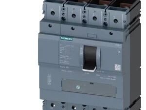 3VA1340-4GE42-0AA0 | MCCB 400 A, 4 Pole, 36 kA, Adjustable O/L & Fixed S/C Settings, Thermal Magnetic Trip Unit (ATFM) – Siemens