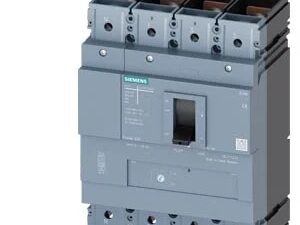 3VM13404GE420AA0 | MCCB 400 A, 4 Pole, 36 kA, Adjustable O/L & Fixed S/C Settings, Thermal Magnetic Trip Unit (ATFM) – Siemens
