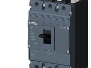 3VJ1220-1DA32-0AA0 | MCCB 200 A, 3 Pole, 18 kA, Fixed O/L & Fixed S/C Settings, Thermal Magnetic Trip Unit (FTFM) – Siemens