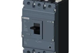 3VJ1225-7DB32-0AA0 | MCCB 250 A, 3 Pole, 55 kA, Adjustable O/L & Fixed S/C Settings, Thermal Magnetic Trip Unit (ATFM) – Siemens