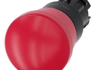 3SU10001HA200AA0 | EMERGENCY STOP mushroom pushbutton, 22 mm, round, plastic, red, 40 mm, positive latching, acc. to EN ISO 13850, pull-to-unlatch mechanism – Siemens