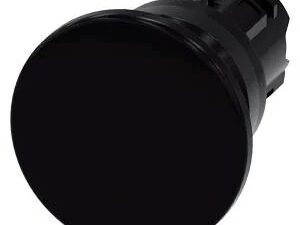 3SU10001BD100AA0 | Mushroom pushbutton, 22 mm, round, plastic, black, 40 mm, momentary contact type – Siemens