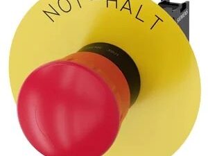 3SU11001HB201CH0 | EMERGENCY STOP mushroom-type actuator, 22 mm, round, plastic, red, 40 mm, rotate-to-unlatch, with yellow backing plate, 1 NC – Siemens