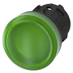 3SU10016AA400AA0 | Indicator lights, 22 mm, round, plastic, green, lens, smooth – Siemens