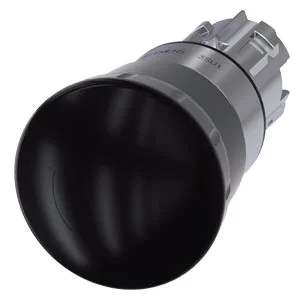 G_IC03_XX_07207i.jpeg 3SU10501HB100AA0 | Mushroom pushbutton, 22 mm, round, metal, shiny, black, 40 mm, positive latching, acc. to EN ISO 13850, rotate-to-unlatch – Siemens