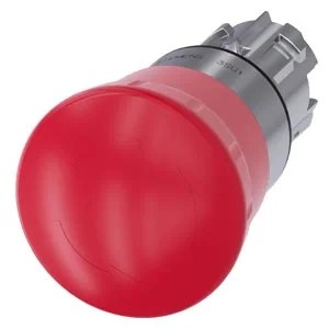 G_IC03_XX_07210i.jpeg 3SU10501HB200AA0 | EMERGENCY STOP mushroom pushbutton, 22 mm, round, metal, shiny, red, 40 mm, positive latching, acc. to EN ISO 13850, rotate-to-unlatch – Siemens