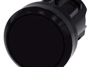 3SU10000AB100AA0 | Pushbutton, 22 mm, round, plastic, black, pushbutton, flat, momentary contact type – Siemens