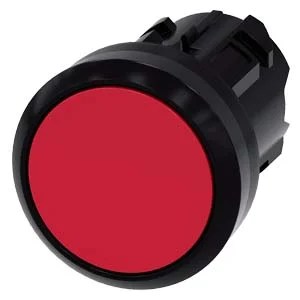 G_IC03_XX_07897i.jpeg 3SU10000AA200AA0 | Pushbutton, 22 mm, round, plastic, red, pushbutton, flat, latching, Push-to-release mechanism – Siemens