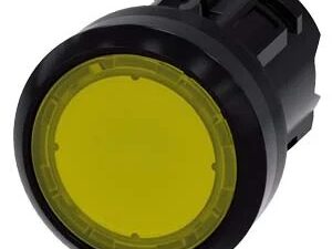 3SU10010AB300AA0 | Illuminated pushbutton, 22 mm, round, plastic, yellow, pushbutton, flat momentary contact type – Siemens