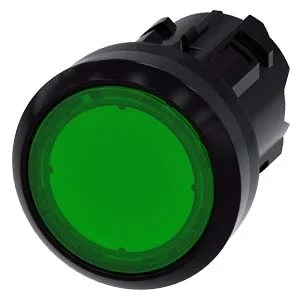 G_IC03_XX_07904i.jpeg 3SU10010AB400AA0 | Illuminated pushbutton, 22 mm, round, plastic, green, pushbutton, flat momentary contact type – Siemens