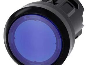 3SU10010AB500AA0 | Illuminated pushbutton, 22 mm, round, plastic, blue, pushbutton, flat momentary contact type – Siemens