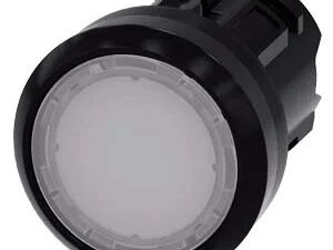 3SU10010AB600AA0 | Illuminated pushbutton, 22 mm, round, plastic, white, pushbutton, flat momentary contact type – Siemens