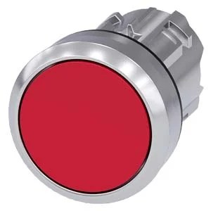 G_IC03_XX_07924i.jpeg 3SU10500AB200AA0 | Pushbutton, 22 mm, round, metal, shiny, red, pushbutton, flat momentary contact type – Siemens