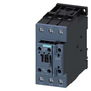 3RT20371NB300CC0 | power contactor, 65 A, 3-pole, 20-33 V AC/DC, with integrated varistor, auxiliary contacts: 1 NO + 1 NC, communication-capable – Siemens