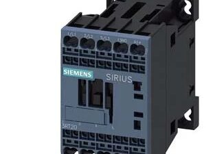 3RT20152BB41 | power contactor, 7 A, 3-pole, 24 V DC, auxiliary contacts: 1 NO, spring-loaded terminal – Siemens