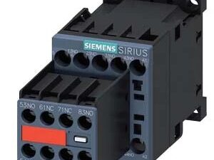 3RH22621BB40 | contactor relay, 6 NO + 2 NC, 24 V DC, size S00, screw terminal, captive auxiliary switch – Siemens